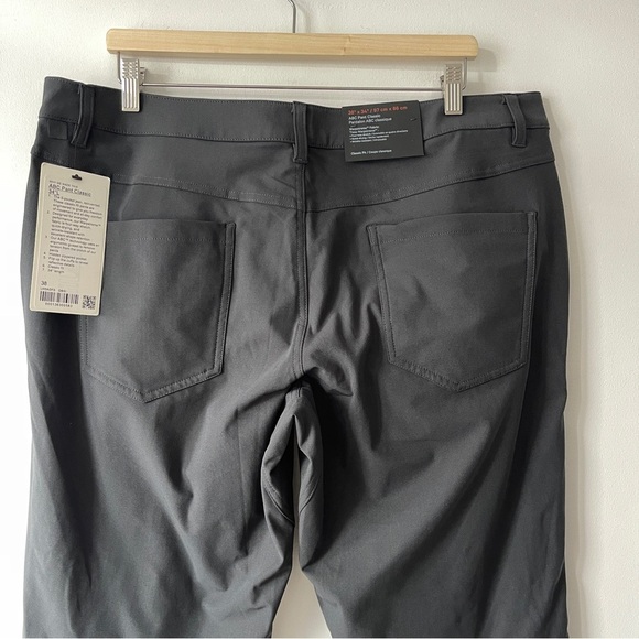 Lululemon ABC pant classic 38 x 34L grey - Picture 4 of 8